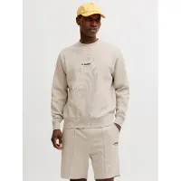 Jack & Jones Soho Sweatshirt Beige S Homme