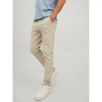 Jack & Jones Pantalon 'JJMarco' crème / noir