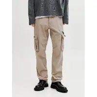Jack & Jones Pantalon cargo 'JPSTKane' nude / noir