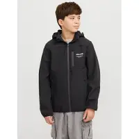 Jack & Jones Junior Veste mi-saison 'JJTheo' noir / blanc