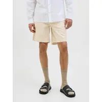 Jack & Jones Jaiden Geo Shorts Beige S Homme