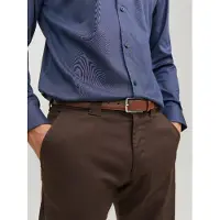 Jack & Jones Ceinture 'Christopher' marron châtaigne