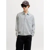 Jack & Jones Savona Austin Dobby Long Sleeve Shirt Gris XL Homme
