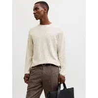Jack & Jones Summer Sweater Beige M Homme