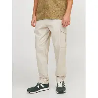 Jack & jones Pantalon cargo blanc