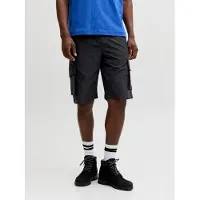 Jack & Jones Cole Ivan Tech Jogger Cargo Shorts Noir XL Homme