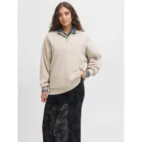 Jack & Jones Paloma Loose Polo Jjxx Sweatshirt Beige XS Femme