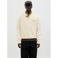 Jack & Jones Sweat-shirt 'JJEDover' marron / blanc cassé