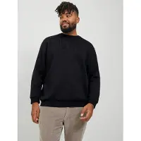 Jack & Jones Bradley Plus Size Sweatshirt Noir 7XL Homme