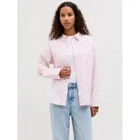Jack & Jones Caro Poplin Relaxed Jjxx Long Sleeve Shirt Rose XS Femme
