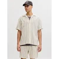 Jack & Jones Chemise 'JORCoba' crème / noir
