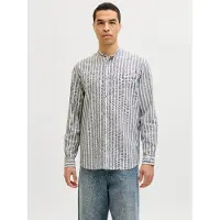 Jack & Jones Chemise 'JJESummer' anthracite / blanc