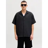 Jack & Jones Harrison Resort Short Sleeve Shirt Noir L Homme