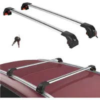 5K Parts Barres de toit Hyundai Tucson 2020 - avec rails intégrés, aluminium massif
