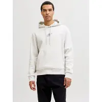 Jack & Jones Sweat-shirt 'JJECORP' bleu / bleu foncé / rouge / blanc chiné