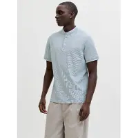 Jack & Jones T-Shirt 'JJEPAULOS' bleu cyan / blanc