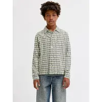 Jack & jones Junior Chemise graphite / kaki / blanc