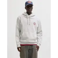 Jack & Jones Sweat-shirt rouge cerise / blanc chiné