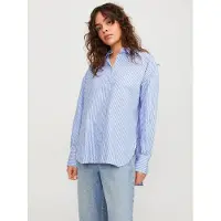 Jack & Jones Chemisier 'JXJamie' bleu / blanc