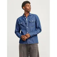 Jack & Jones Chemise 'JJETravis' bleu denim