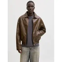 Jack & Jones Veste mi-saison 'JJLEON' chocolat