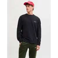 Jack & Jones Sweat-shirt 'JJEARCHIVE' noir / blanc