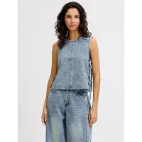 JJXX Haut 'JXMabel' bleu denim