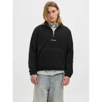 Jack & Jones Soho Half Zip Sweatshirt Noir XL Homme