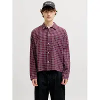 Jack & Jones Chemise bleu marine / rouge carmin / blanc