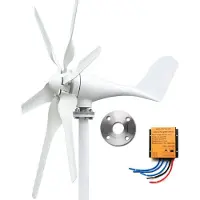 OEM Éolienne, conversion énergétique efficace, conception conviviale, 800 W, 6 pales, MPPT, 12 V-b