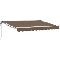vidaXL Auvent électrique rétractable , couleur taupe, 3 x 2,5 m