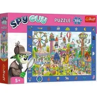 Trefl Puzzle 100 pièces - Puzzle d'observation SpyGuy Amusement City 15592