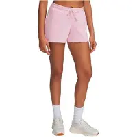 Under Armour Rival Terry Shorts Rose M Femme