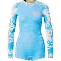 Billabong Combinaison en néoprène 'SPRING FEVER' bleu clair / orange / rose / blanc