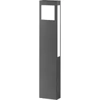 CMD 66 Lampadaire en acier inoxydable anthracite 2G11 incl ampoule 80cm hauteur