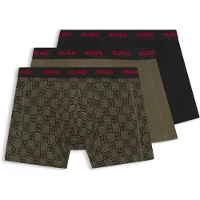 HUGO Lot de trois boxers longs