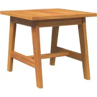 vidaXL Table d'appoint, finition huilée naturelle, 45 x 45 x 40 cm, bois massif d'acacia
