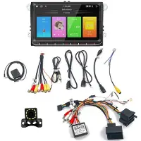 Melitt Lecteur Multimédia Android 2Din 9 Pouces Autoradio pour 5 6 B6 MK5 MK6 Support Carplay Android Auto