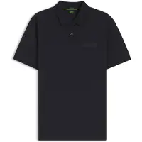 BOSS Paddy Structure 10280616 Green Short Sleeve Polo Bleu 3XL Homme