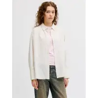 Jack & Jones Caro Poplin Relaxed Jjxx Long Sleeve Shirt Blanc XL Femme