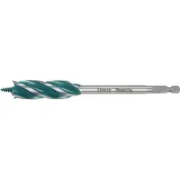 Makita Foret à bois, 18 x 51/165 mm, 4 arêtes de coupe, 1/4" HEX