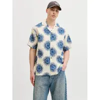 Jack & jones Blubibao Resort Short Sleeve Shirt Beige XL Homme