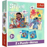 Trefl Puzzle 2en1 + Mémos Jour de mariage Lilo & Stitch 93585