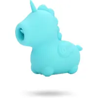 Unihorn Mount'n Peak - stimulateur clitoridien rechargeable - silicone bleu