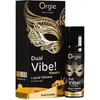 Orgie Dual Vibe! - vibromasseur liquide - Piña Colada (15 ml)