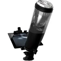 PDX Mega-Bator - masturbateur automatique rotatif et va-et-vient - noir