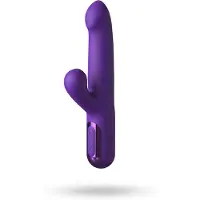 Fantasy For Her For Her - vibromasseur pousseur 2-en-1 et stimulateur clitoridien (violet)
