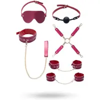 Bad Kitty - kit bondage 7 pièces - rouge