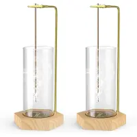 Exogio Lot de 2 porte-encens, brûleur d'encens, porte-bâtonnets d'encens, support de brûleur sans dégâts, idéal pour la méditation, le yoga