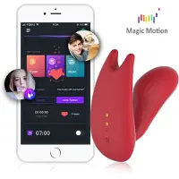 Magic Motion Umi - vibromasseur portable contrôlé par application à porter (rouge)